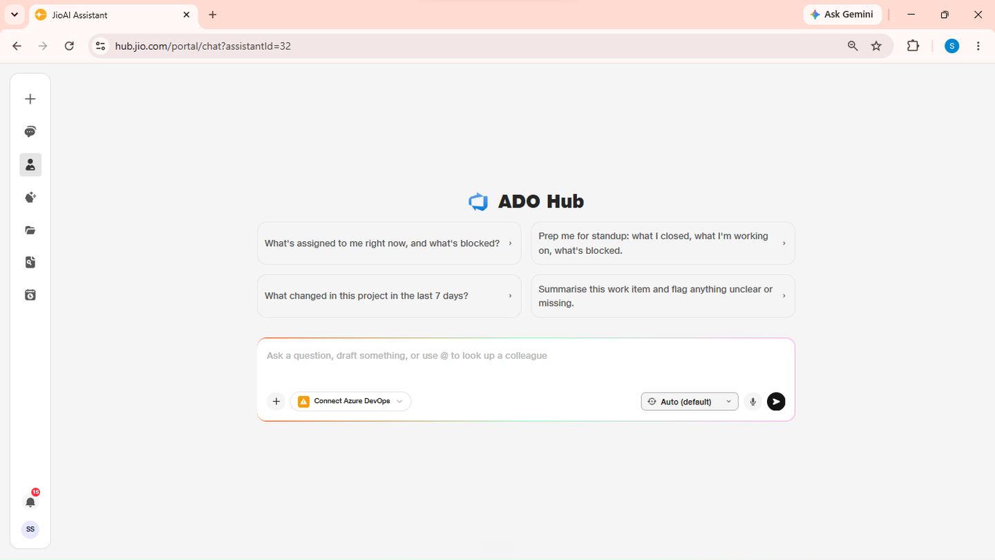 Launch ADO Agent