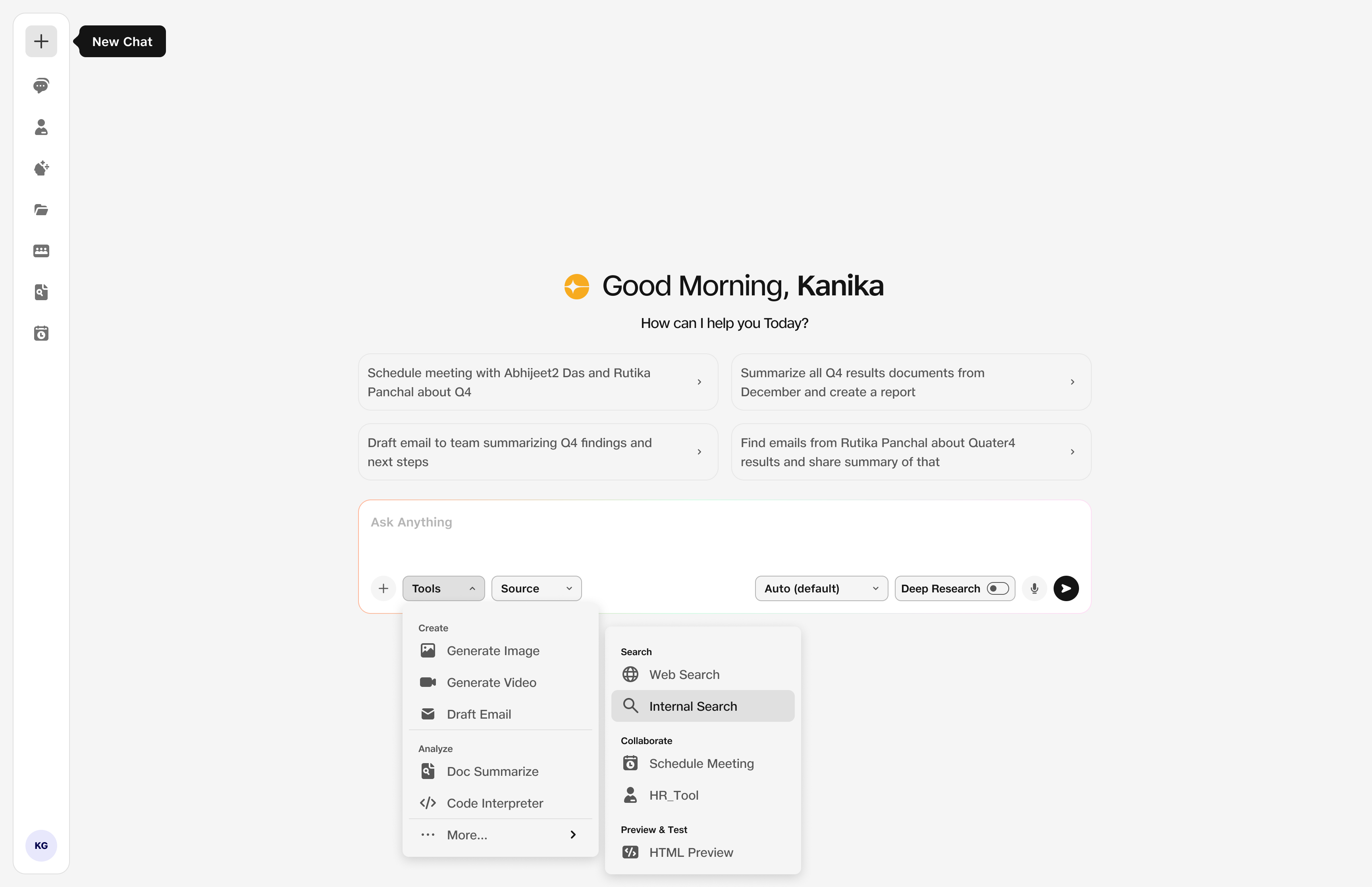 Select Internal Search