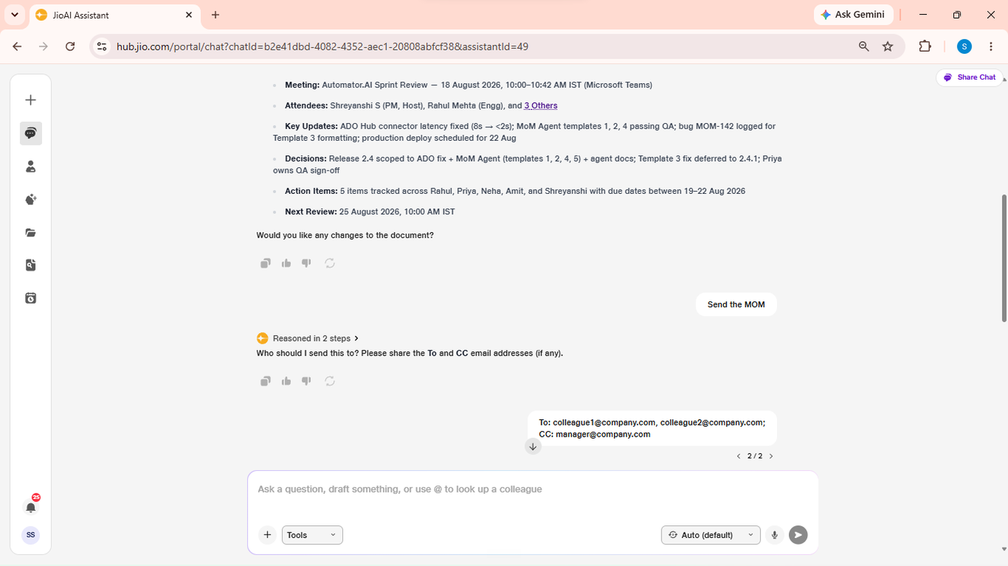 Send by email