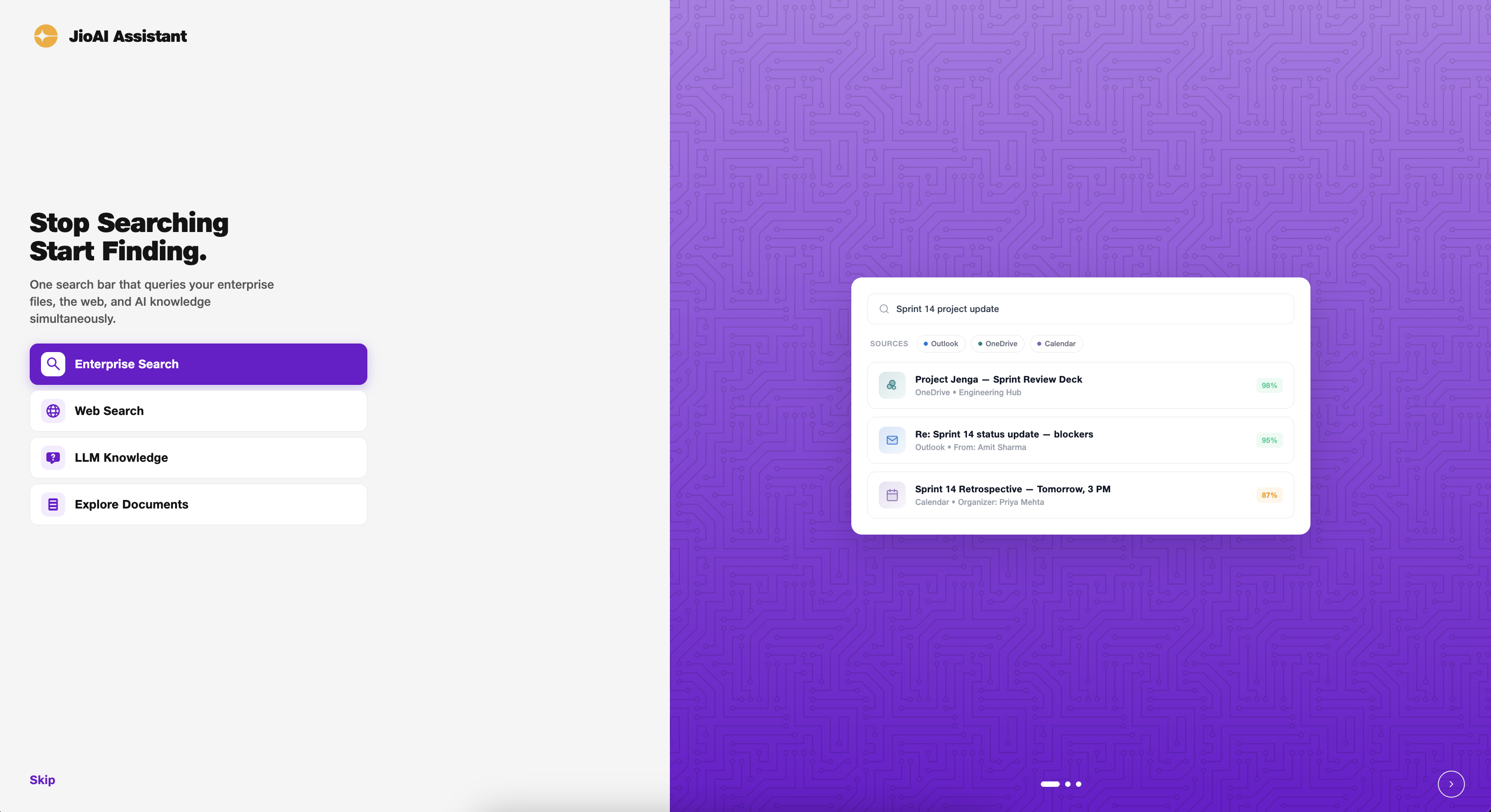 Quick start info