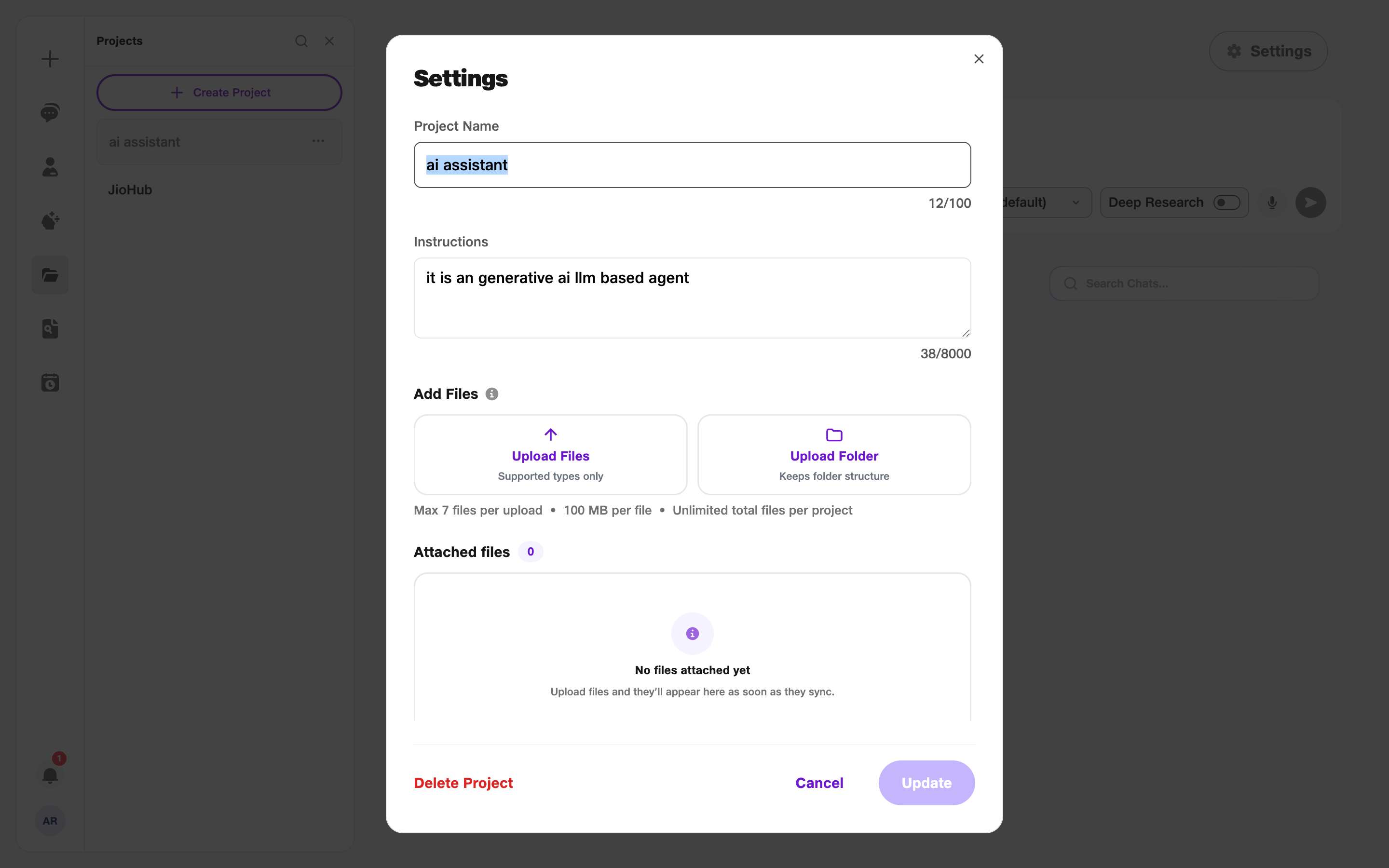 Project Settings