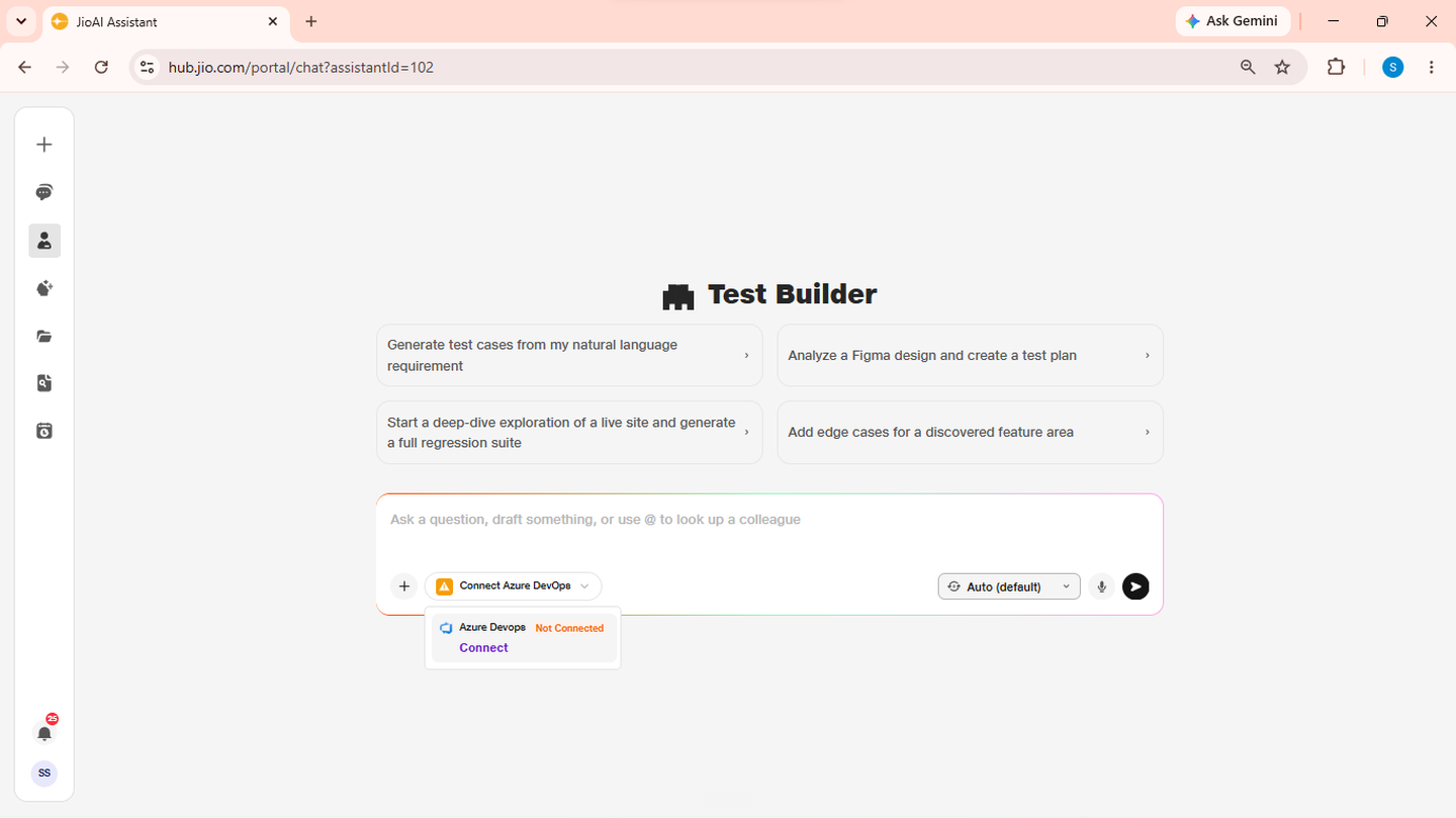 Launch Test Builder Agent